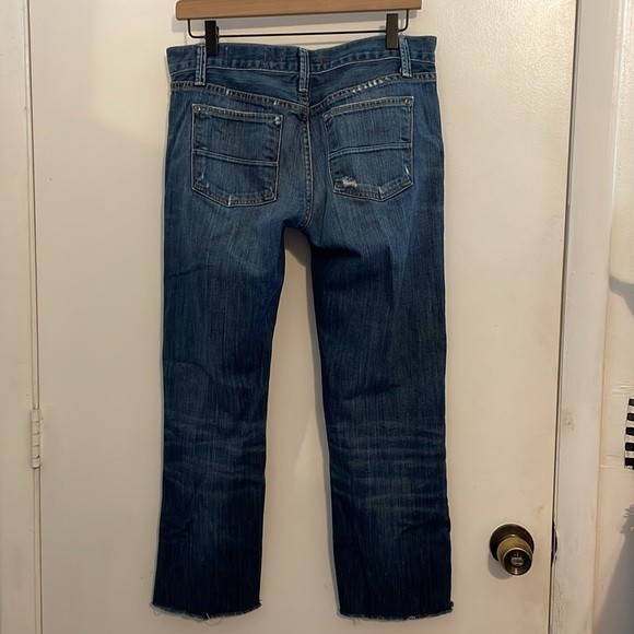 Gap Limited Edition Straight Leg Cropped Jeans 4 \ 27 - Picture 8 of 11